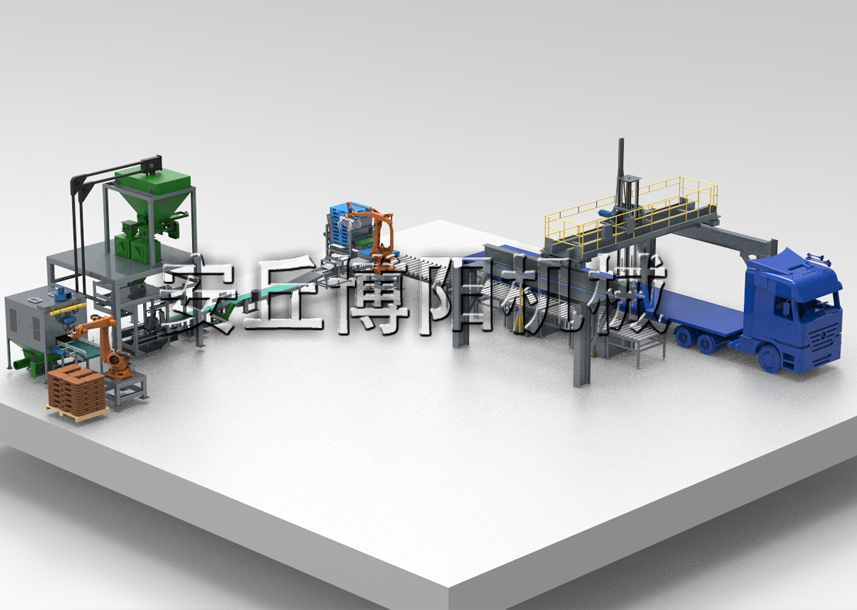 饲料颗粒全自动拆垛装车机 全自动拆垛装车机器人组成